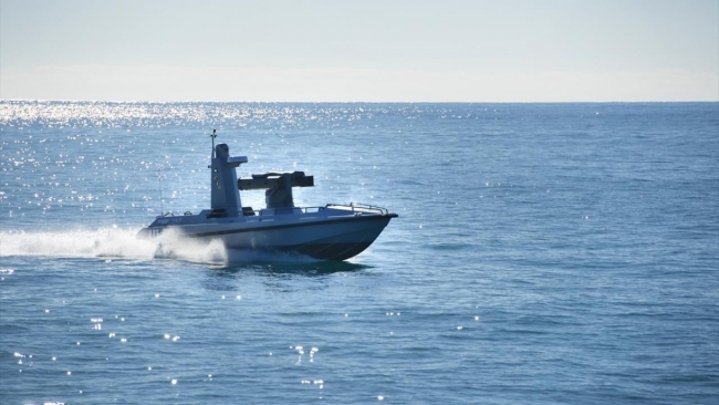 Silahlı İnsansız Deniz Araçları da gelecek dönemde kullanıma alınabilir. Foto: AA